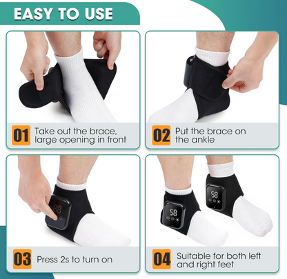 Healio Lux Foot & Heel Brace with Heat and Vibration